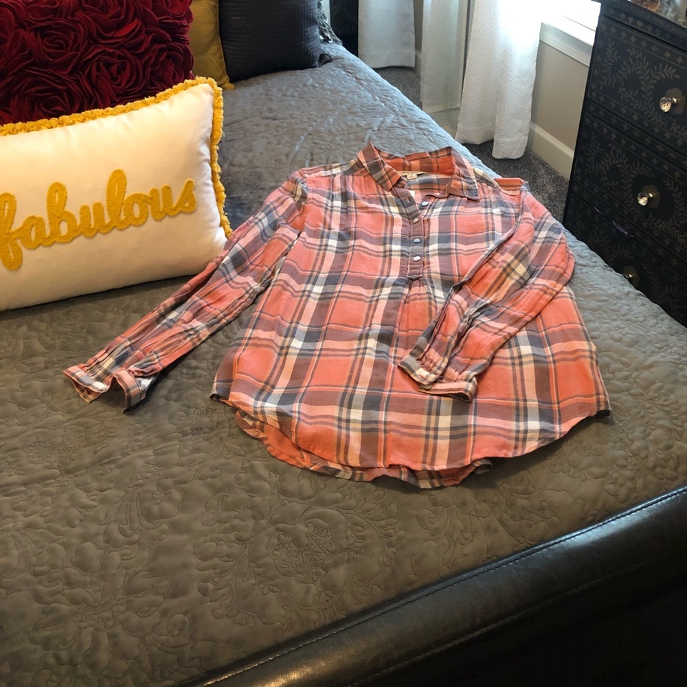 🍀 Lucky Brand Plaid Shirt 🍀